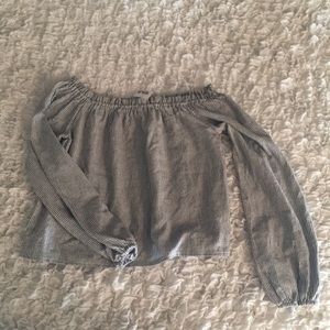 SALE! Brandy (off the shoulder) Crop Top