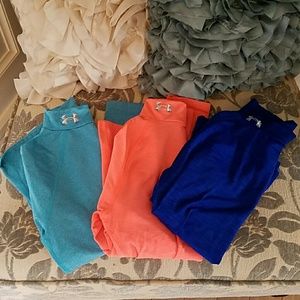 Bundled Under Armour girls mock turtlenecks_coldge