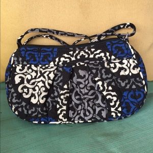 Vera Bradley Frannie purse Canterberry Cobalt