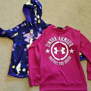 Girls Under Armour sweatshirts