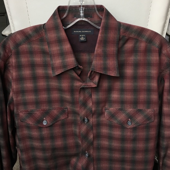 Mens dress shirt by banana republic