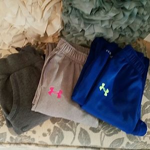 Bundled Under Armour sweatpants