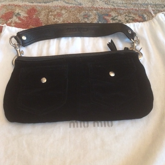 Mui mui velvet purse- price drop