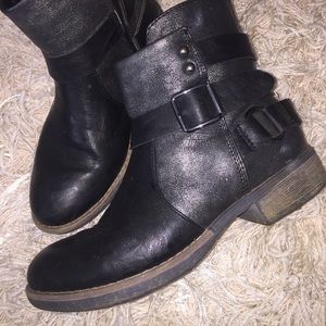 Patrizia Donjon black and Silver Ankle Boot