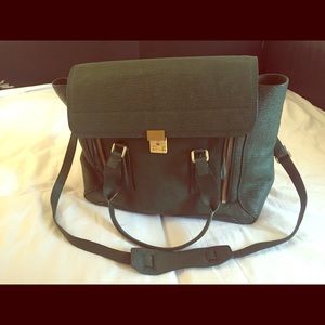 3.1 Philip Lim green shoulder bag
