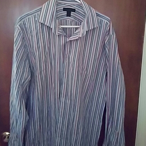 Men's XL Dress stripped Shirt By Design Studio