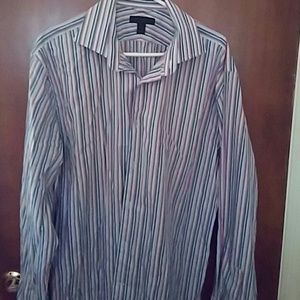 Men's XL Dress stripped Shirt By Design Studio