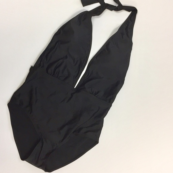 Black swimming suite one piece sw140 - Picture 2 of 3