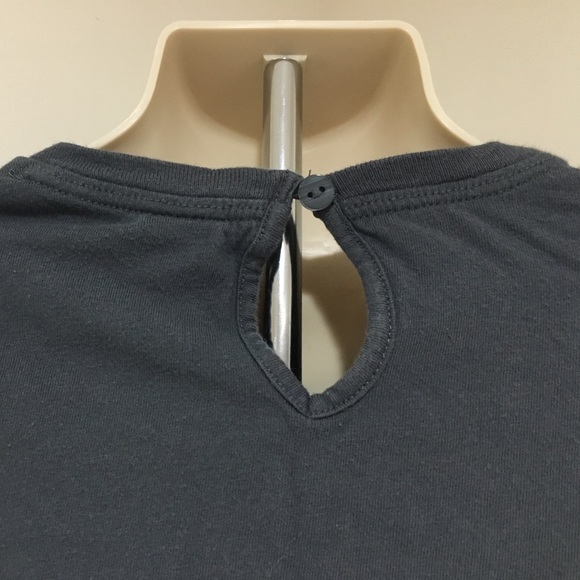 Girls Size 6 OshKosh Bgosh LS Dark Gray Shirt EUC - Picture 3 of 5