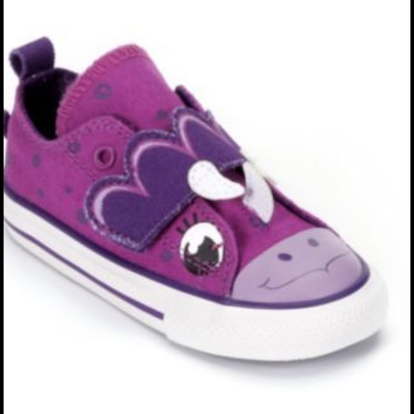converse toddler purple rhino shoes