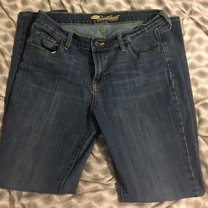 Medium wash skinny jeans