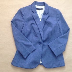 Blue 3/4 sleeve The Limited blazer