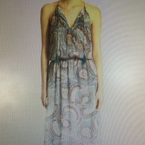 Jossa B Print Silk Maxi Dress