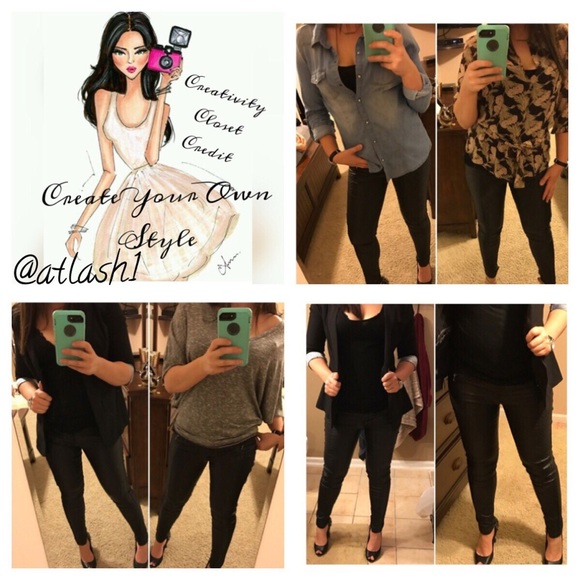 Last Pair Faux Leather Pants - Picture 4 of 4