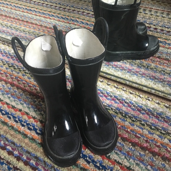 Western chief toddler rain boots, size 8, black