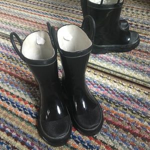 Western chief toddler rain boots, size 8, black