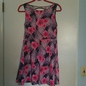Pink and purple hibiscus dress from PINK