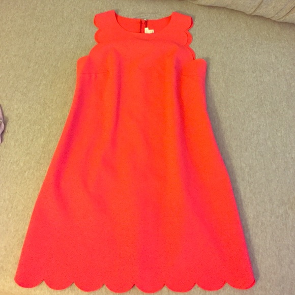 JCrew scalloped sleeveless dress