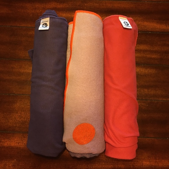 Lot of 3 Yoga Mat Towels 2 eQua & 1 yogitoes