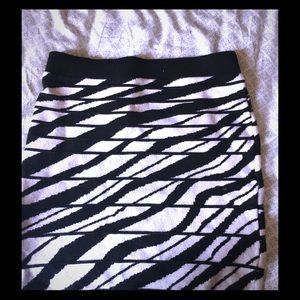 Sweater material mini skirt