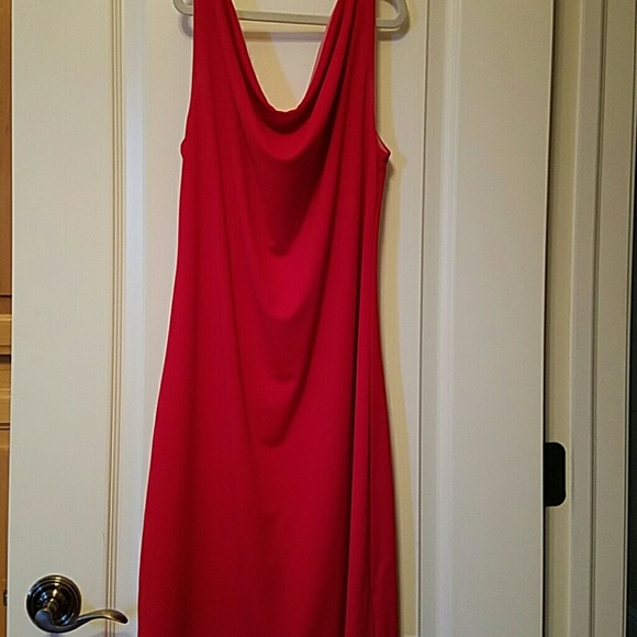 Express - red/ pink reversible dress