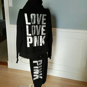 Womens PINK sweat suit