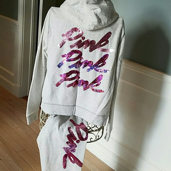 PINK sweat suit.