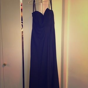 Navy blue Alfred Angelo bridesmaid dress