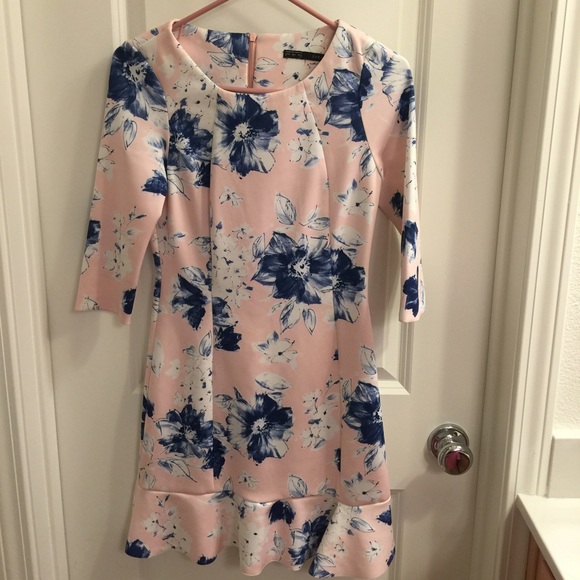 Floral dress by Zara