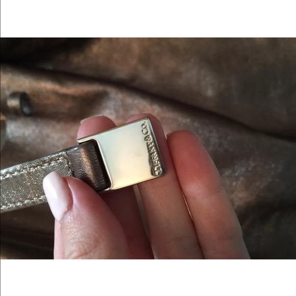 Tiffany & Co LARGE reversible metallic tote. - Picture 2 of 3