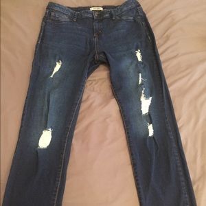 Refuge size 16 ripped stretch skinny jeans