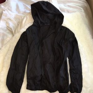 Brandy Melville Black Scar Windbreaker