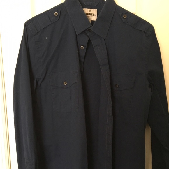 Express Men's M casual button down