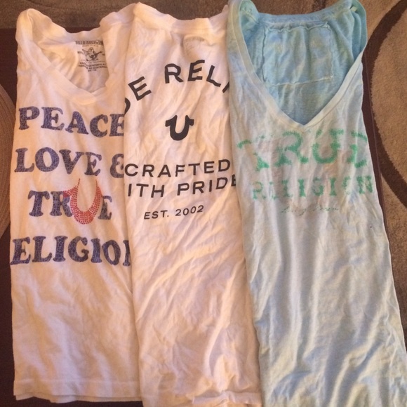 Bundle of 3 True Religion Tees