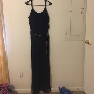 NWT Navy maxi dress