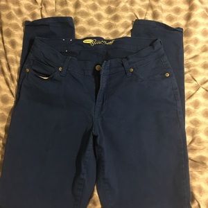 Colbolt blue skinny jeans