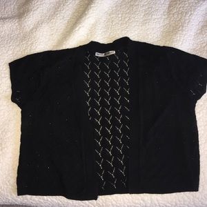 Black Throw Over- short sleeve