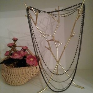 Metalic-colored necklace
