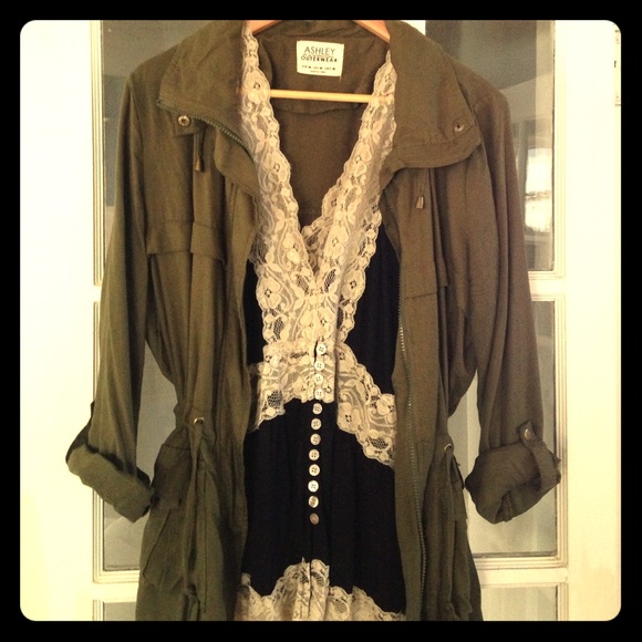 Army green cotton jacket