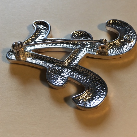 Alabama Pin with diamond & Ruby Rhinestones - Picture 3 of 4