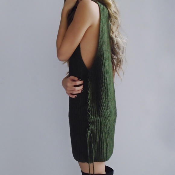 • Cassandra Sleeveless Knit Dress • - Picture 2 of 4