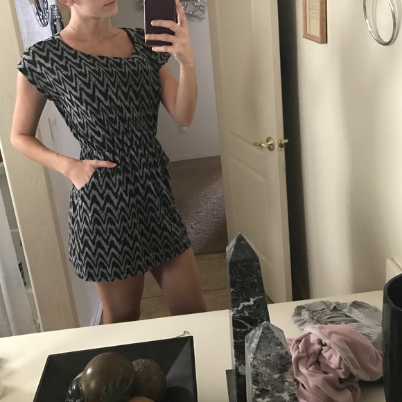 Fashion print minidress, also cute with leggings!