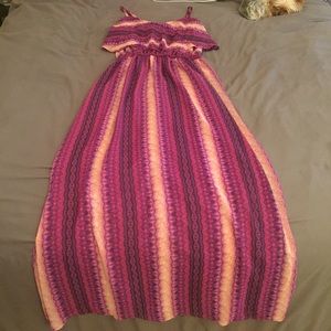 Forever 21 1x striped maxi dress