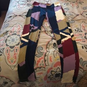 Lularoe OS Patchwork Leggings