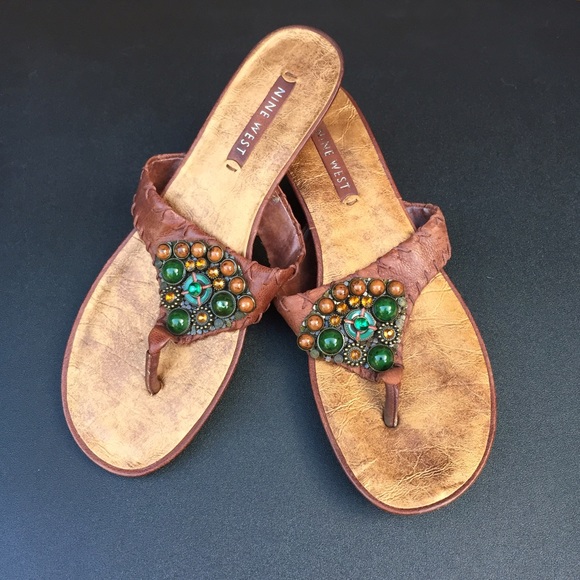 Nine West dress sandals ½ in heel