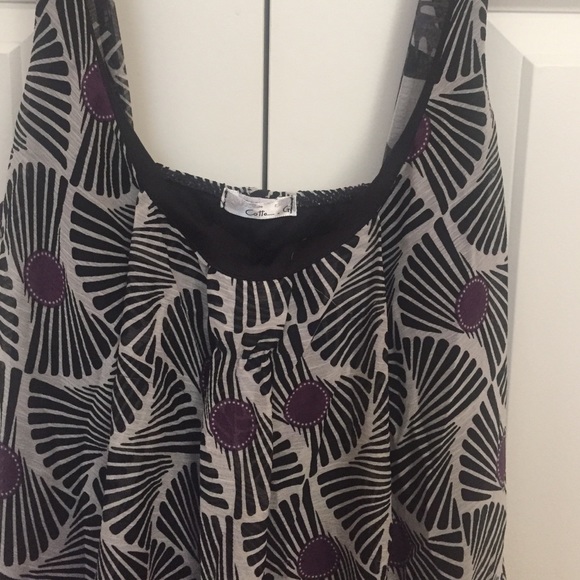 Purple and black tunic - Picture 2 of 4