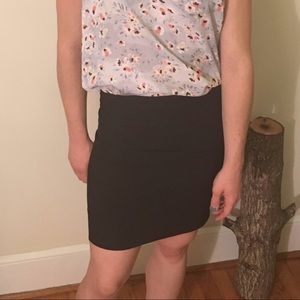 Black Mini (Pencil) Skirt