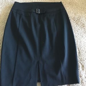 Black pencil skirt