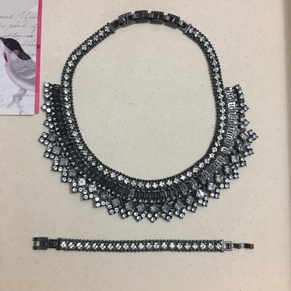 Stella & Dot statement necklace & bracelet