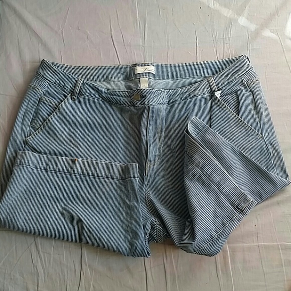 Venezia Pants - Women's Venezia Short Pants Size 26 Denim Cotton